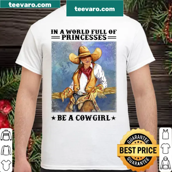 Empowering shirt with a cowgirl theme and inspirational text