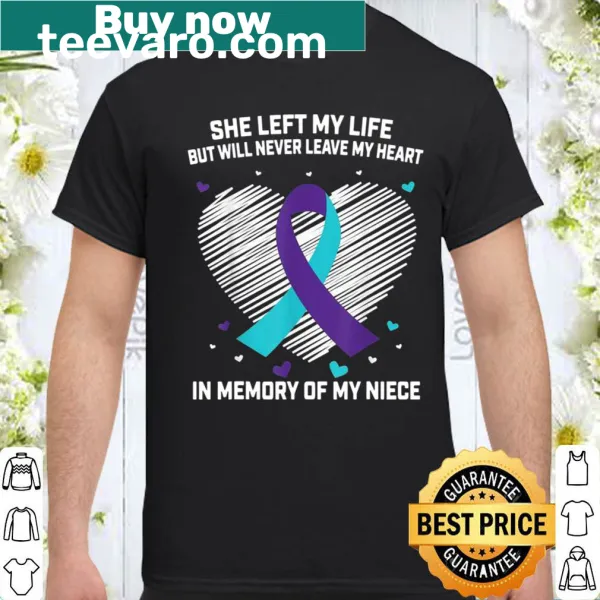 Suicide awareness shirt with memory tribute