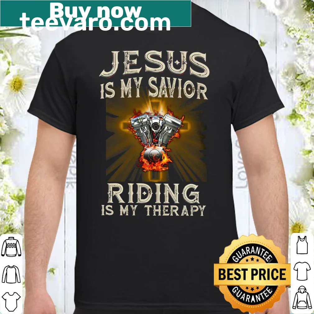 Faith-based motorcycle shirt for dads with inspirational text