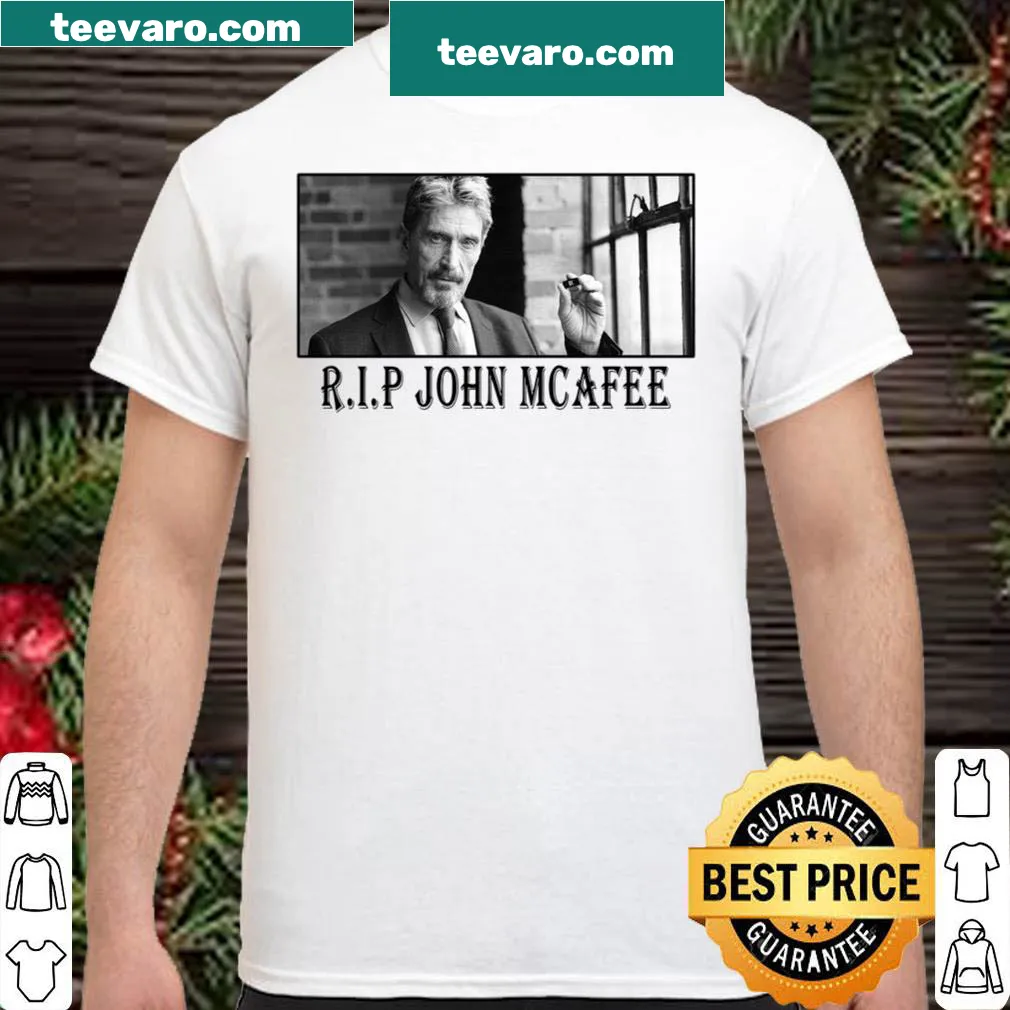 Tribute shirt for John Mcafee with simple design
