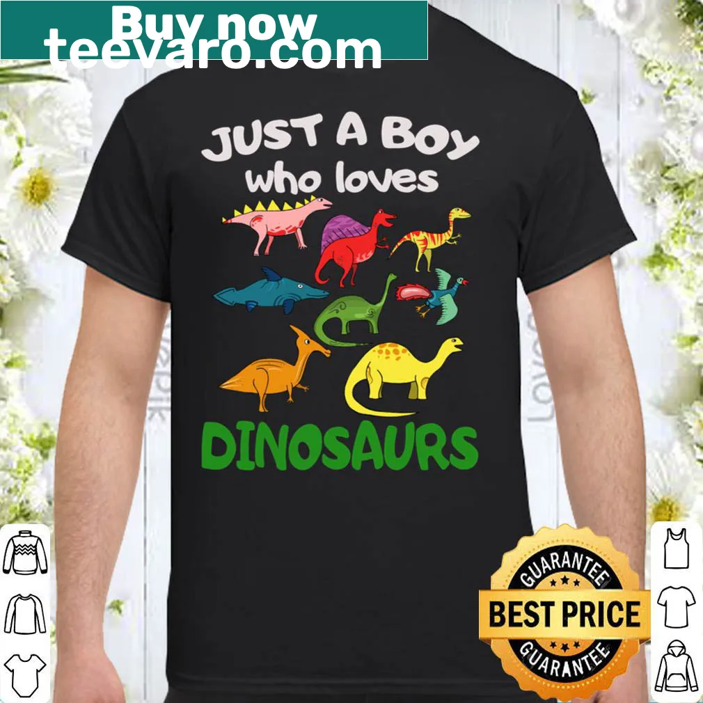 Cartoon dinosaur shirt for kids featuring playful dinosaur illustrations