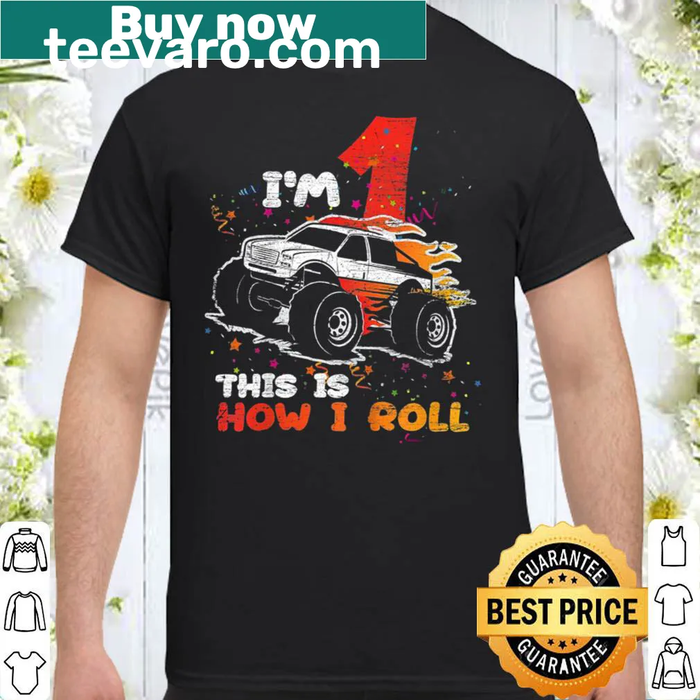 Toddler shirt featuring 'I'm 1 Year Old' in playful typography for a birthday celebration