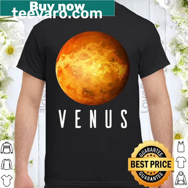 Kids t-shirt featuring an illustration of the planet Venus