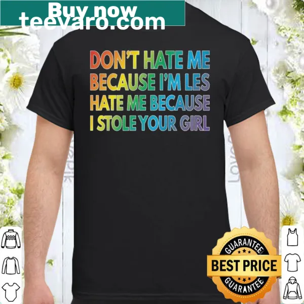 Pride shirt with the word 'Pride' in bold letters