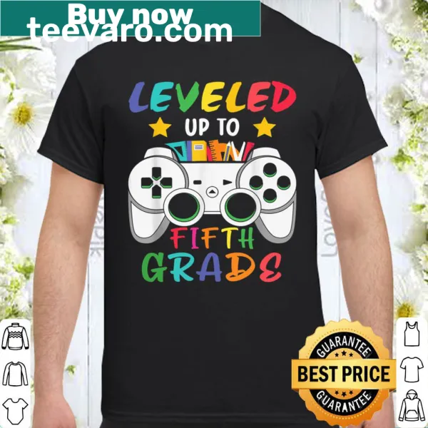 Back-to-school t-shirt celebrating 5th-grade achievement