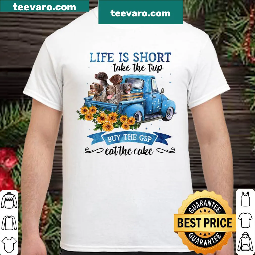 Inspirational shirt with a message about enjoying life and dogs