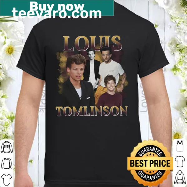 Official Louis Tomlinson fan T-shirt with bold typography