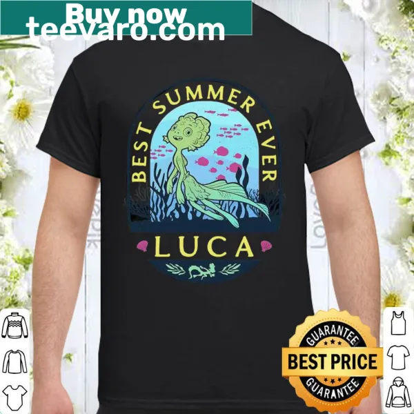 Graphic shirt celebrating summer with 'Best Summer Ever' text
