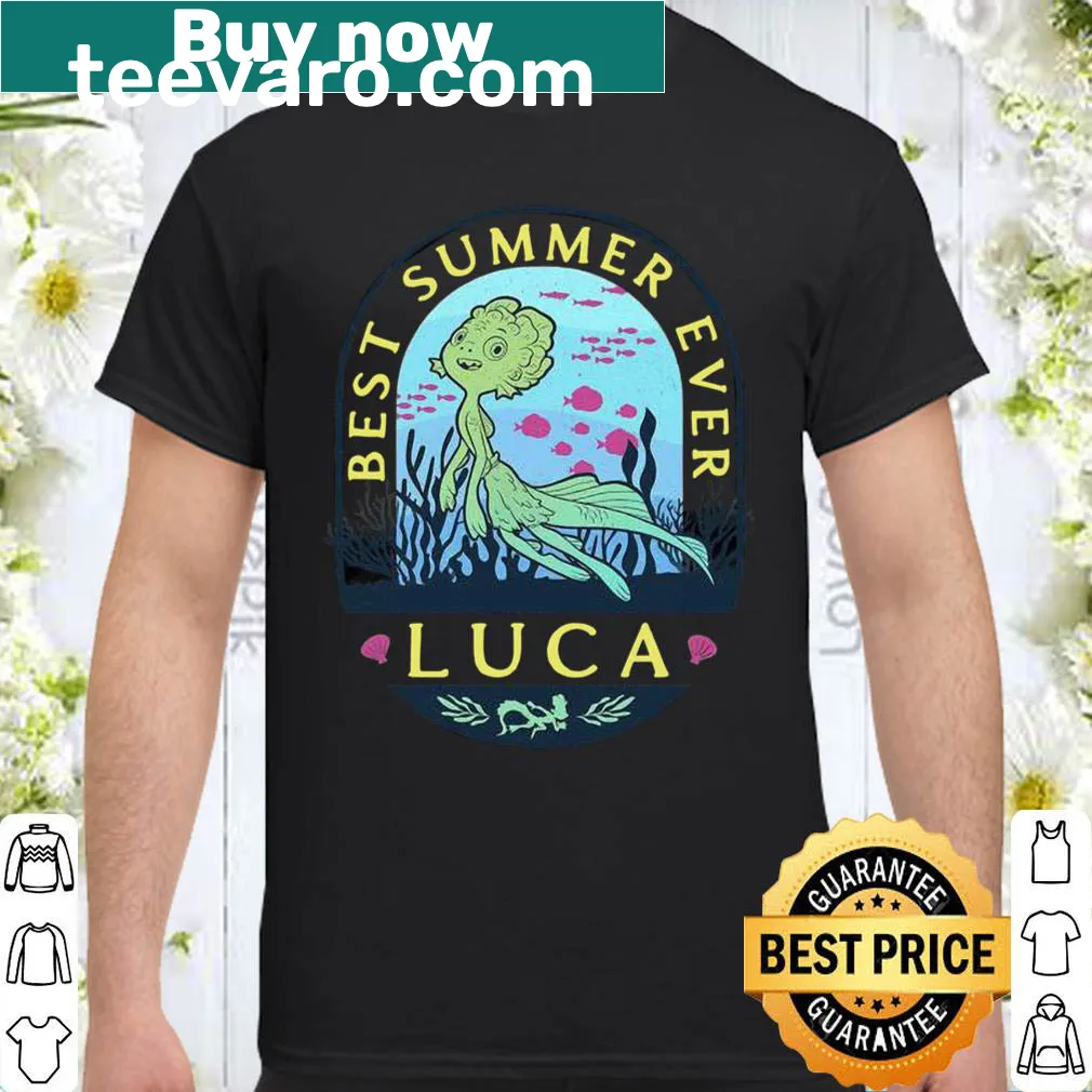 Graphic shirt celebrating summer with 'Best Summer Ever' text