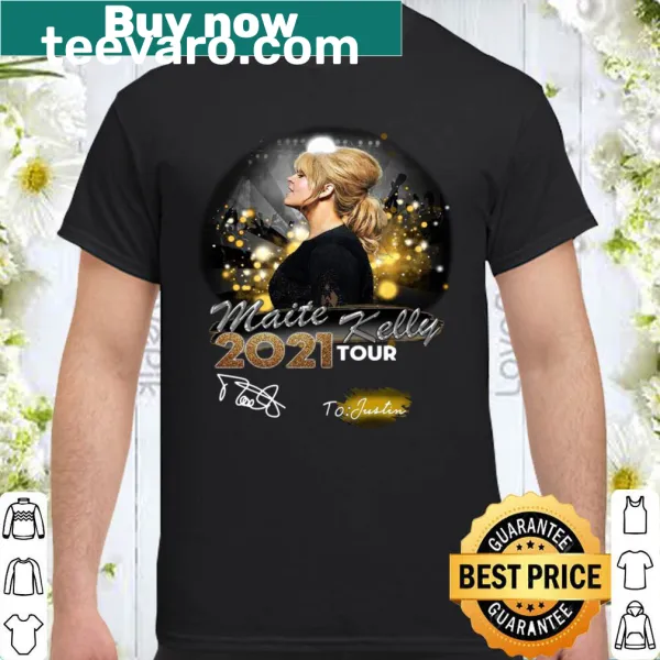 2021 Maith tour shirt featuring an illustration of iconic locations.