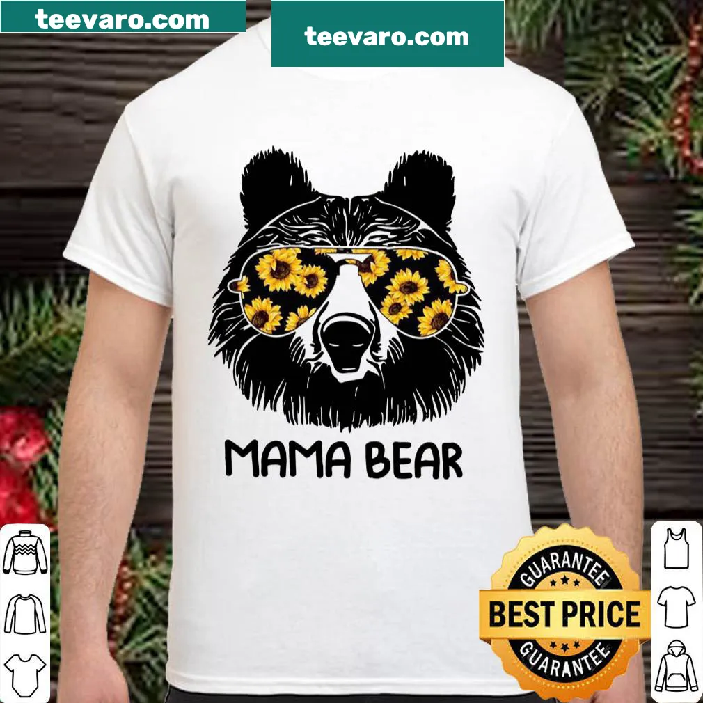 Mama Bear shirt featuring a bear graphic and nurturing message
