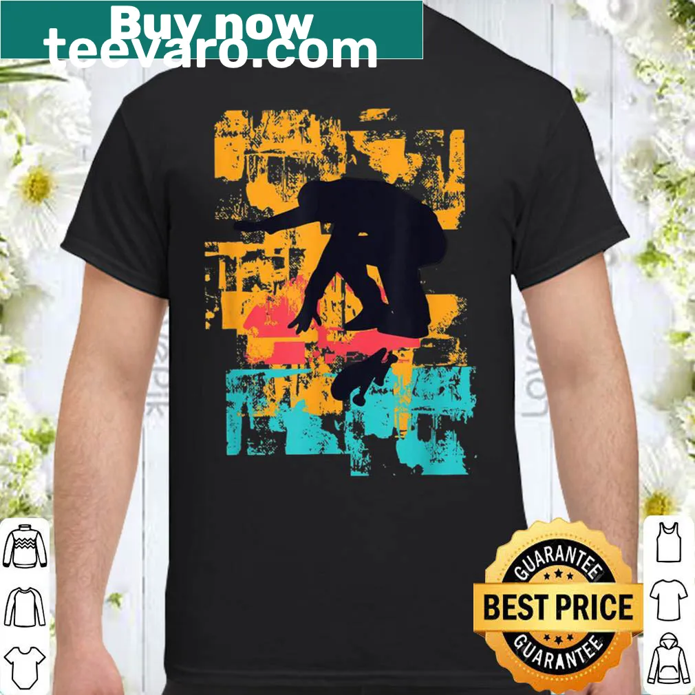 Skateboarding-themed typography shirt for skaters
