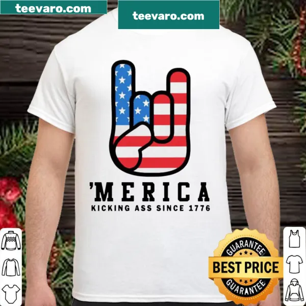 Patriotic Fourth of July shirt with bold graphic