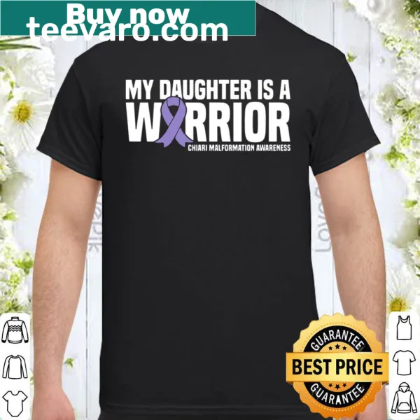 Empowering typography shirt showcasing Chiari malformation awareness