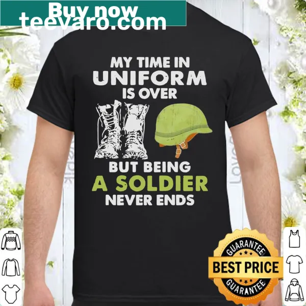 Veteran pride shirt with a meaningful message about service.