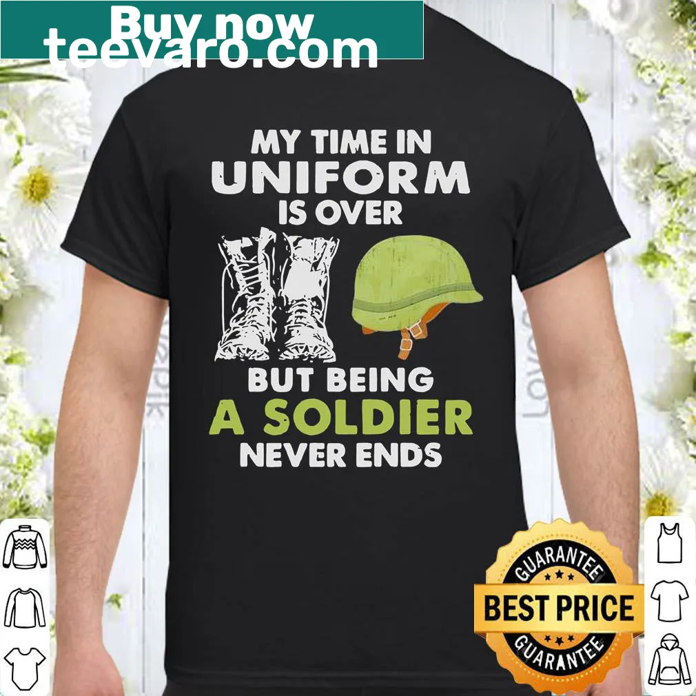 Veteran pride shirt with a meaningful message about service.