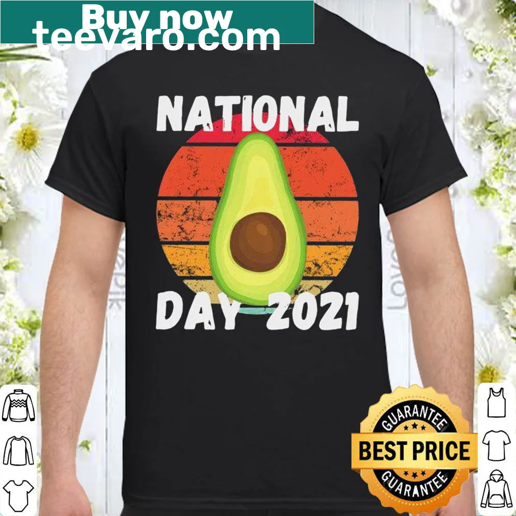Avocado-themed shirt celebrating National Avocado Day