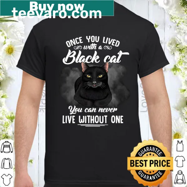 Heartfelt shirt celebrating the bond with black cats