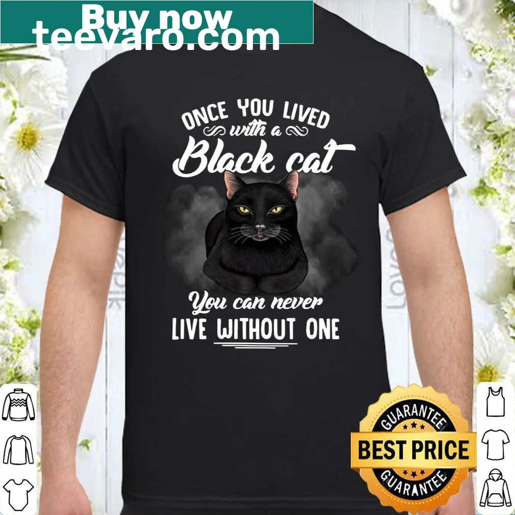 Heartfelt shirt celebrating the bond with black cats