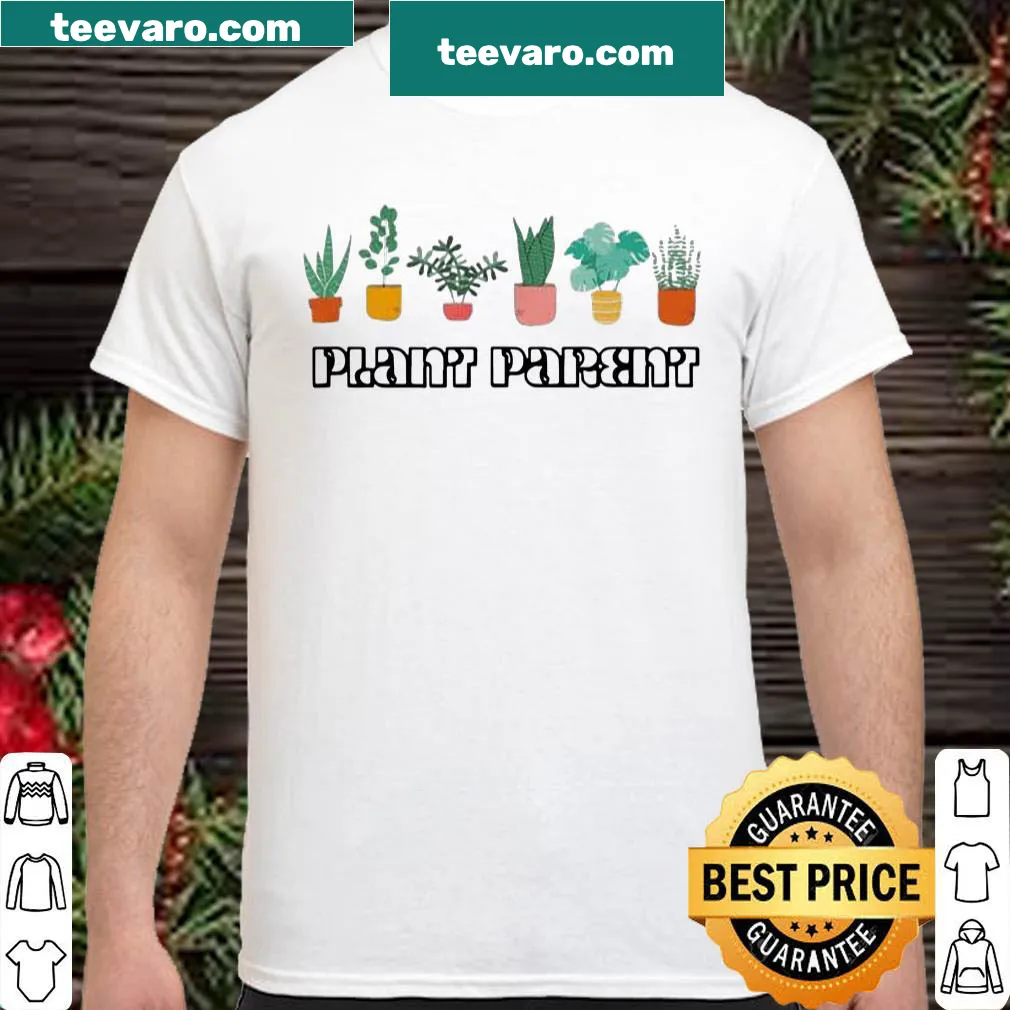 Vintage-style shirt celebrating plant parenthood and gardening.