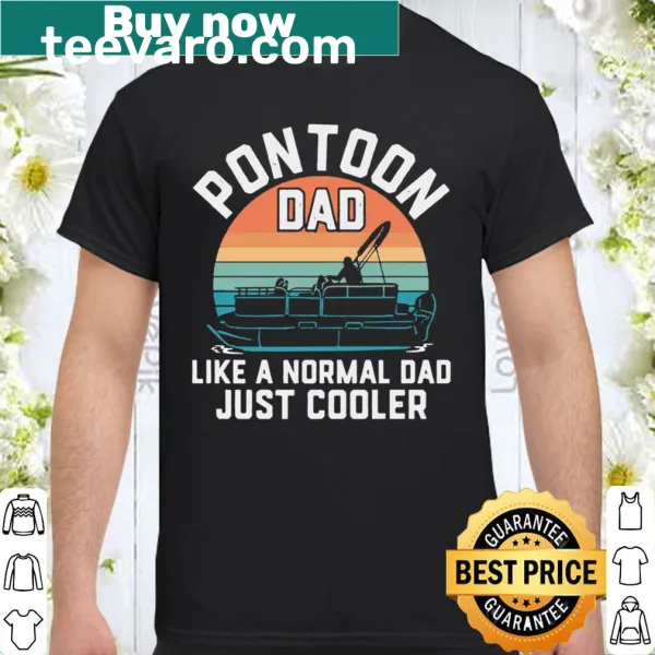 Pontoon Dad T-shirt with Boat Captain design
