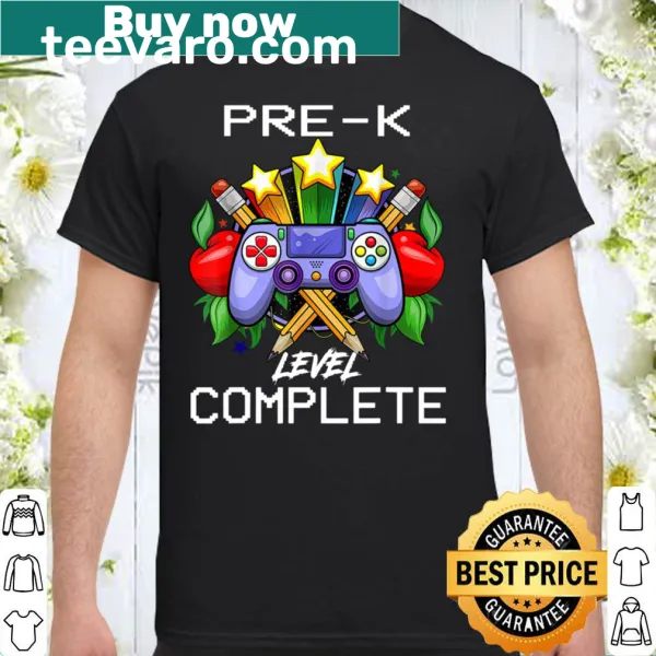Shirt celebrating Pre-K completion for kids