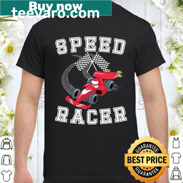 Race car graphic shirt for boys ideal for school