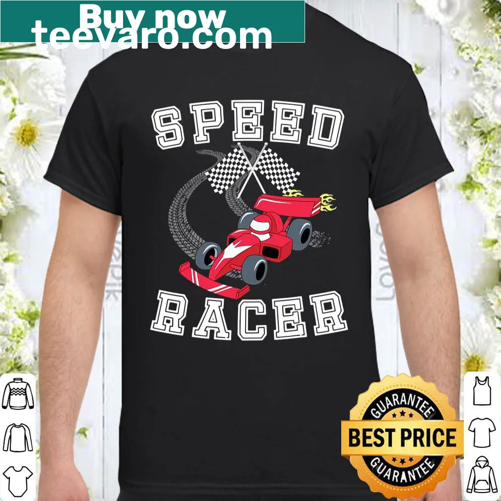 Race car graphic shirt for boys ideal for school