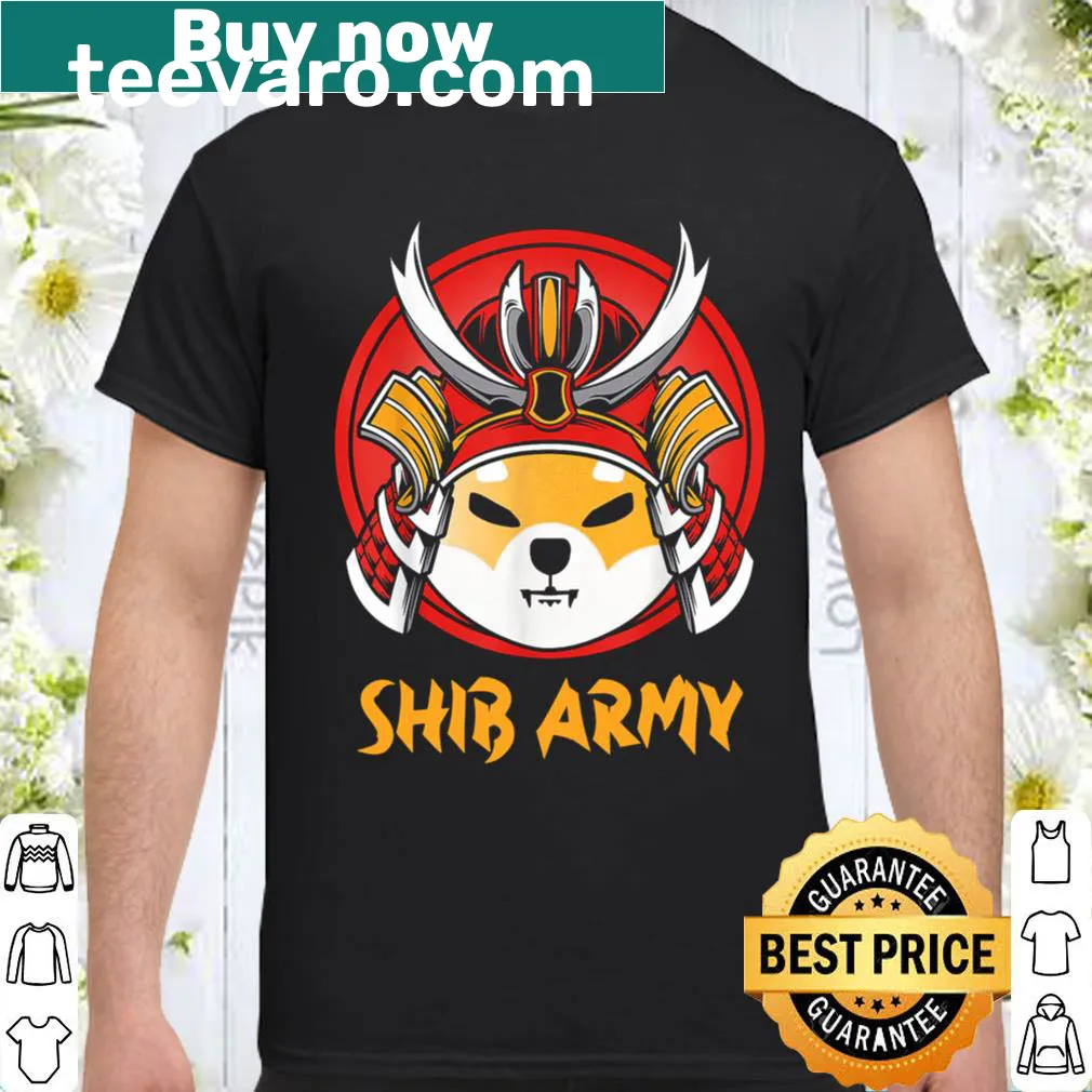 Samurai Shiba Inu T-shirt with Crypto Doge Killer graphic