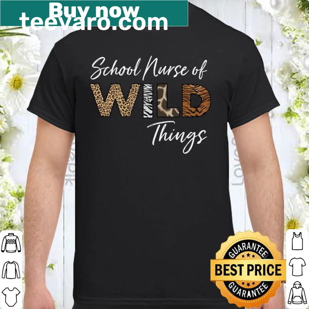 Whimsical Nurse of the Wild Things shirt for school nurses
