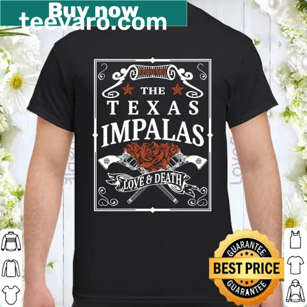 Vintage-style shirt featuring Texas Impalas inspired by a TV series