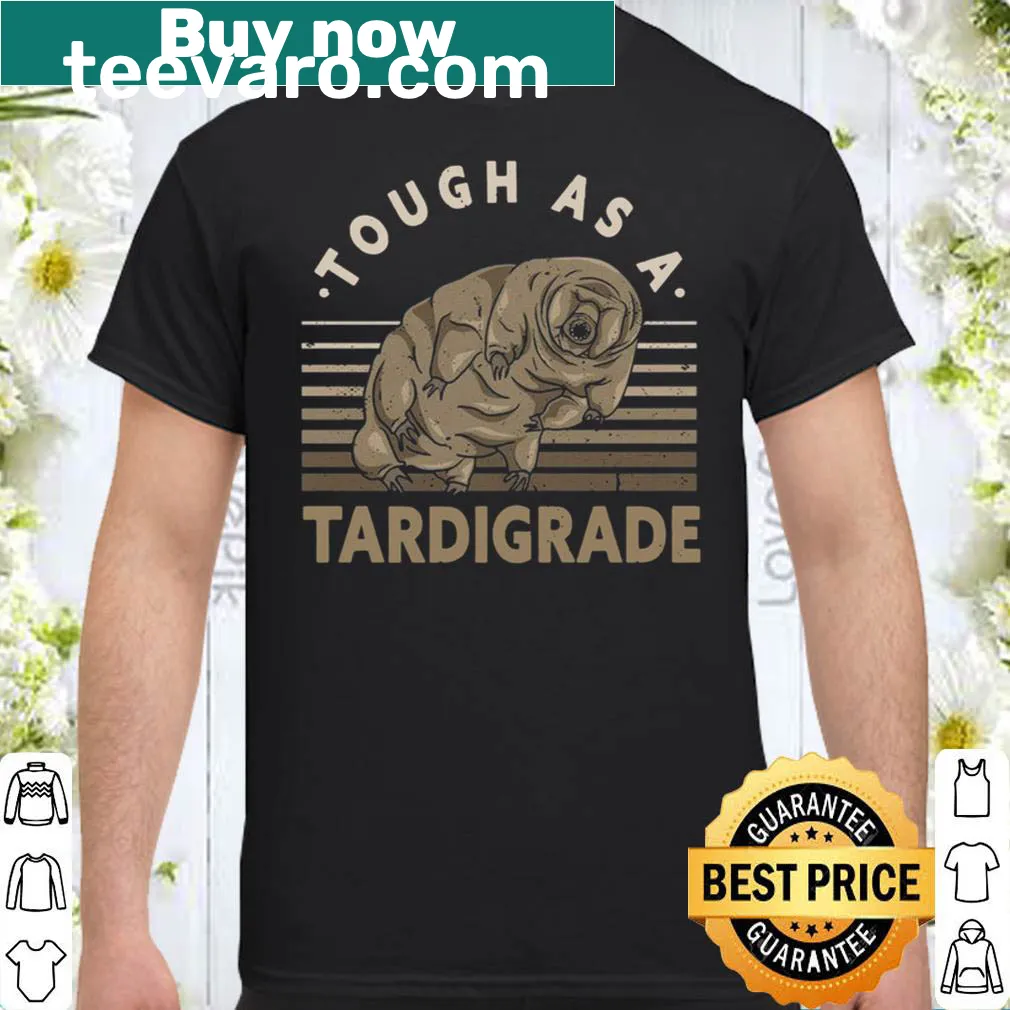 Illustration of a tardigrade, also known as a water bear, on a shirt