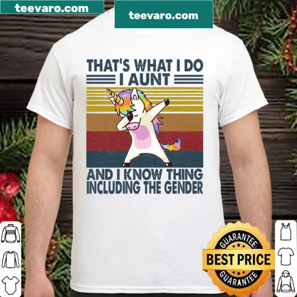 Funny aunt shirt with humorous text