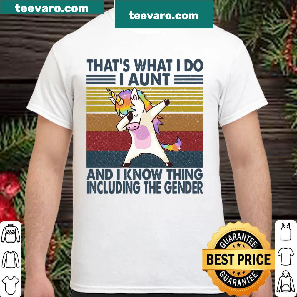 Funny aunt shirt with humorous text