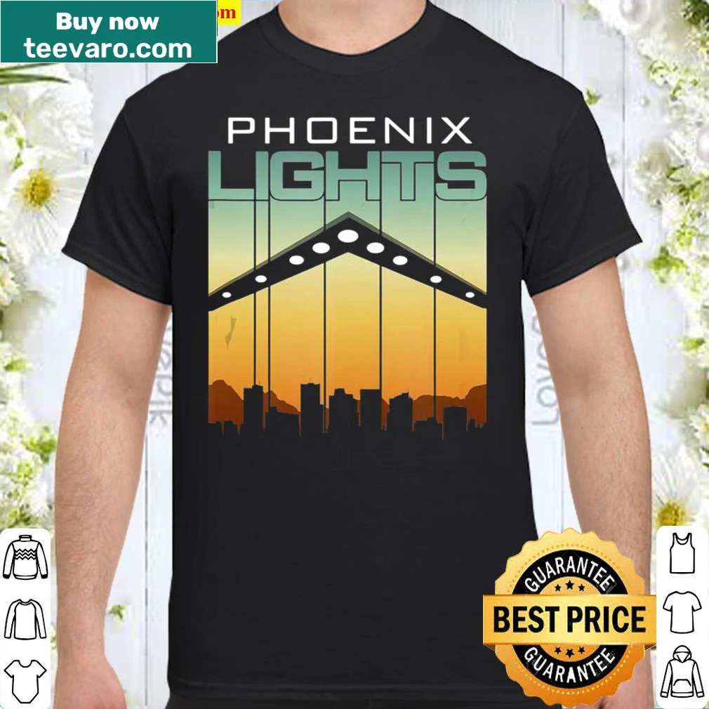 Retro shirt referencing the Phoenix Lights UFO incident