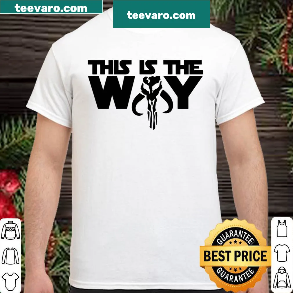 Shirt featuring 'This Is The Way' text from Mandalorian
