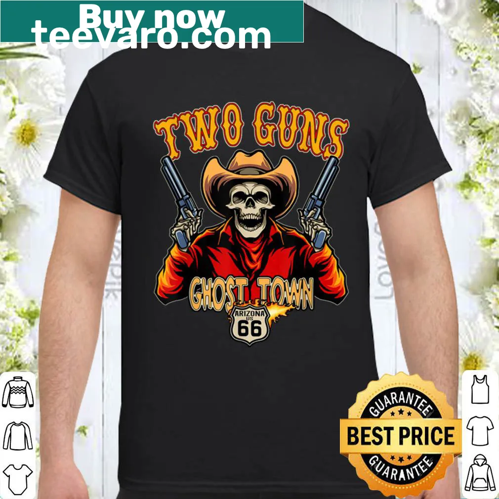Illustrated Two Guns Arizona ghost town Route 66 shirt