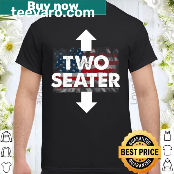 Patriotic shirt with playful polygamy-themed typography
