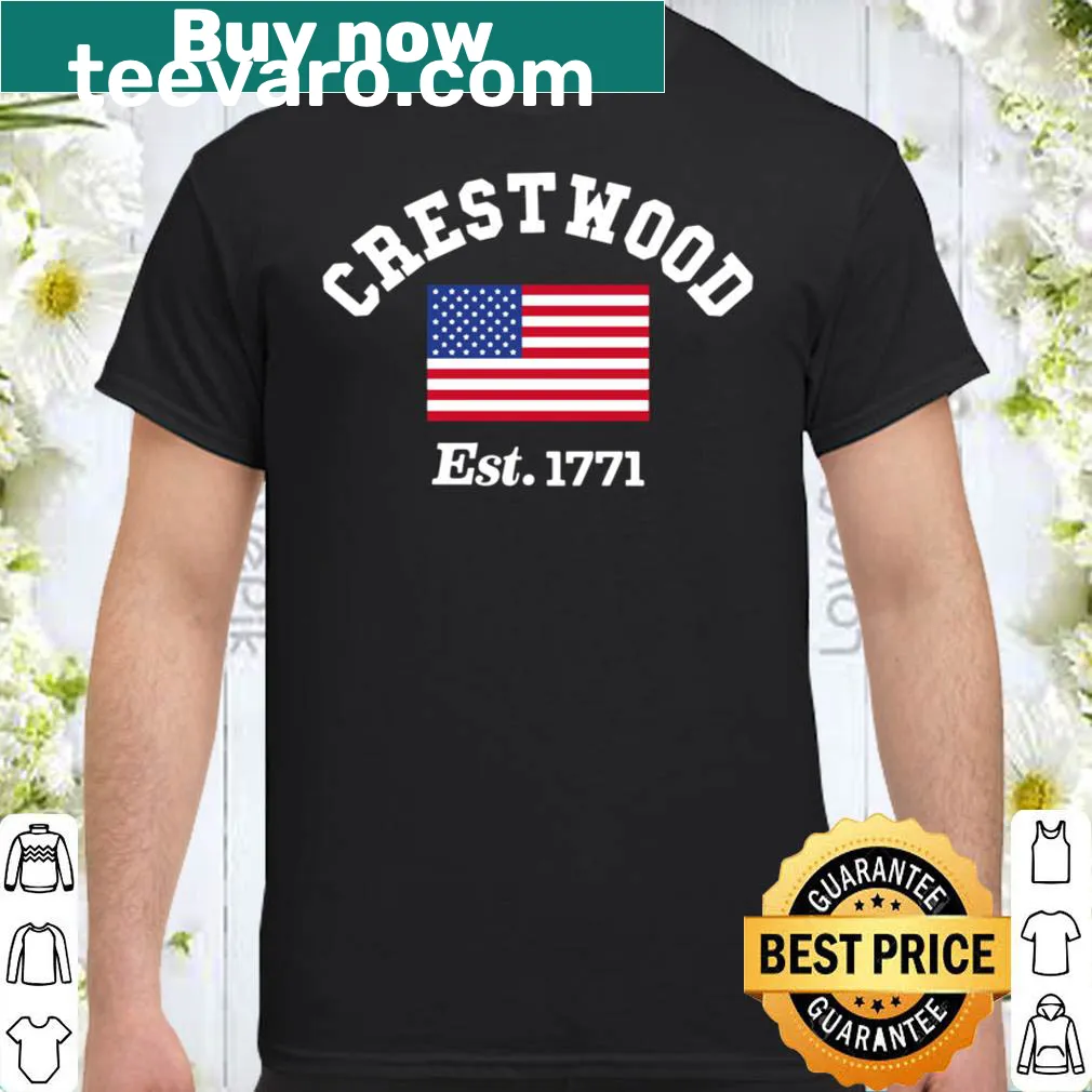 Vintage Crestwood, Illinois souvenir print shirt