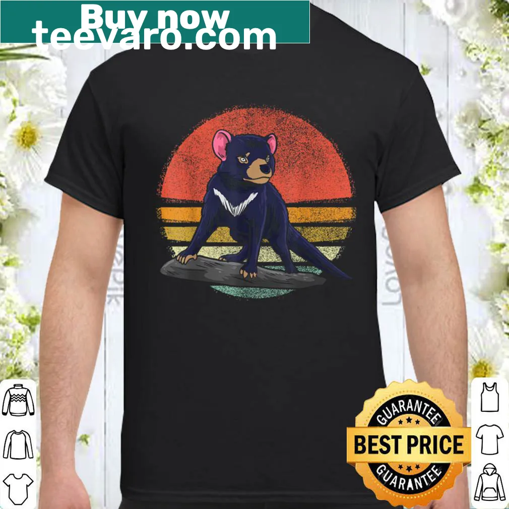 Vintage Tasmanian devil shirt with playful cartoon design