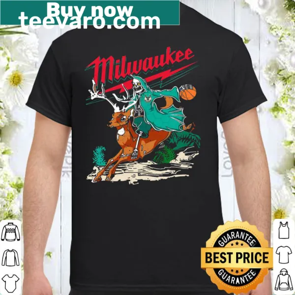 Vintage Milwaukee Bucks 'Buckrider' shirt with retro graphics