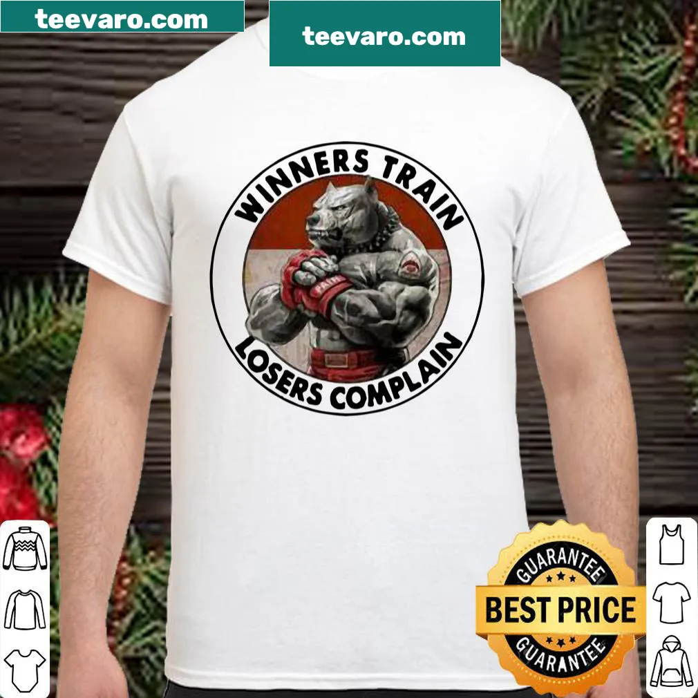 Motivational dog-themed shirt with witty text