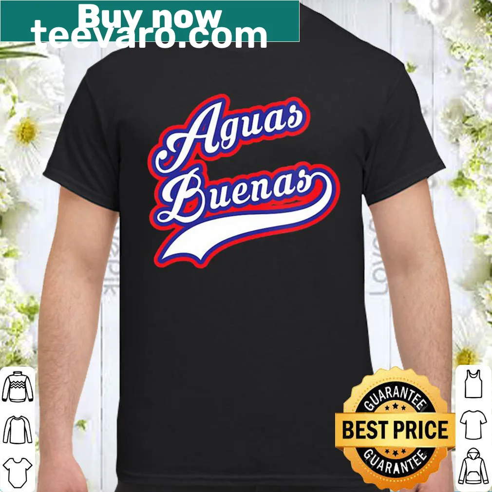 Women's shirt celebrating Aguas Buenas sports team.