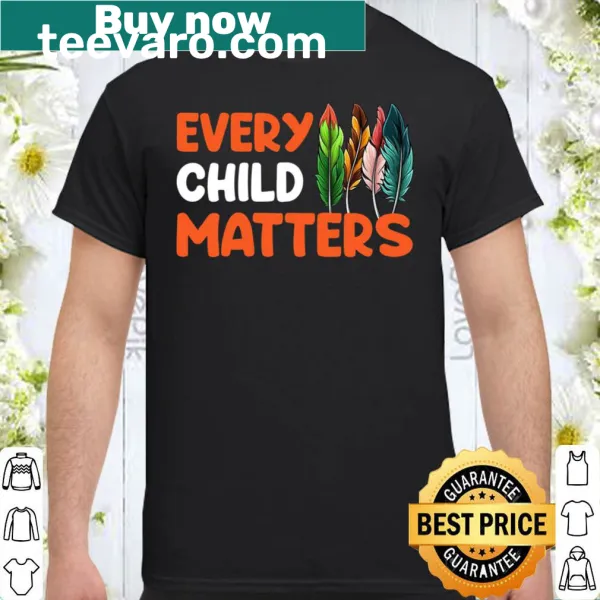Orange shirt with message supporting Every Child Matters movement