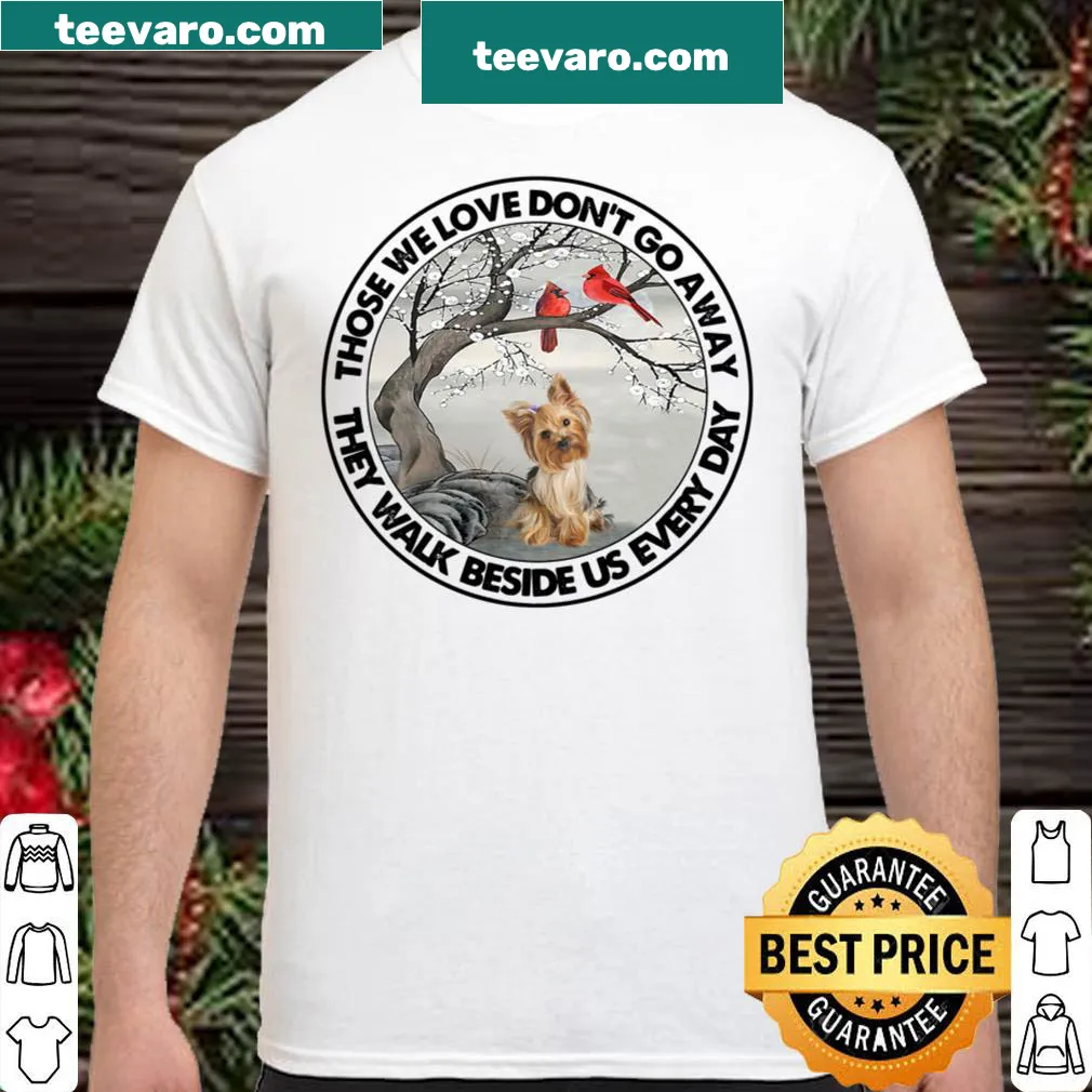 Adorable illustration of a Yorkshire Terrier on a shirt