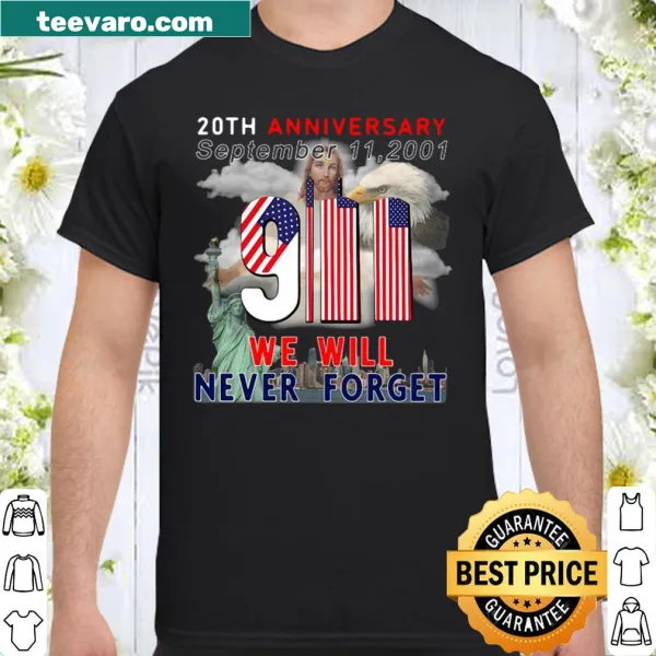 Commemorative shirt for the 20th anniversary of 9/11