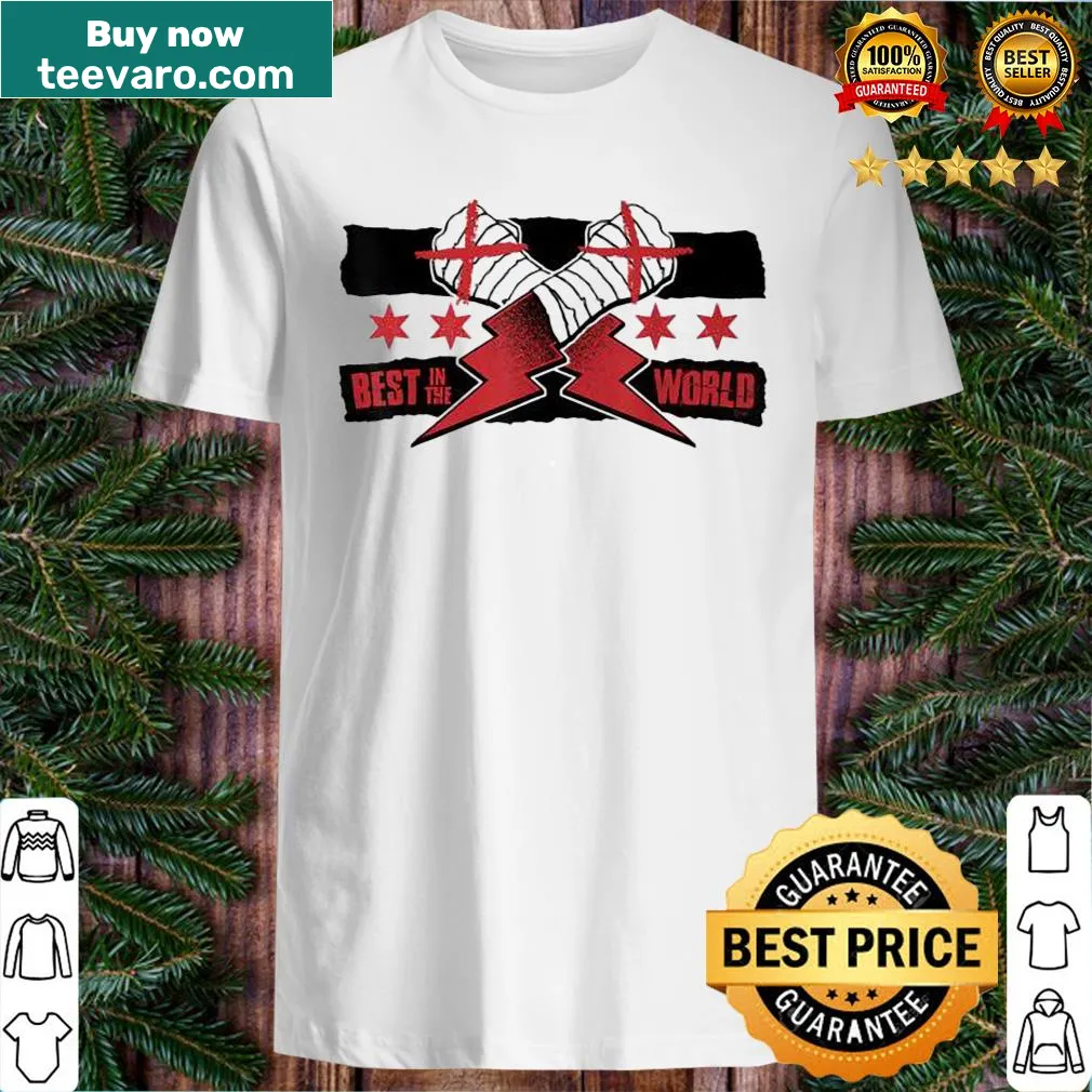 Best In The Work CM Punk t-shirt with bold typography