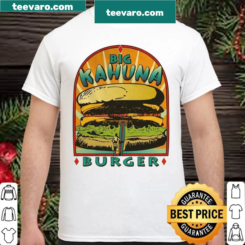 Movie-inspired shirt featuring Big Kahuna Burger design