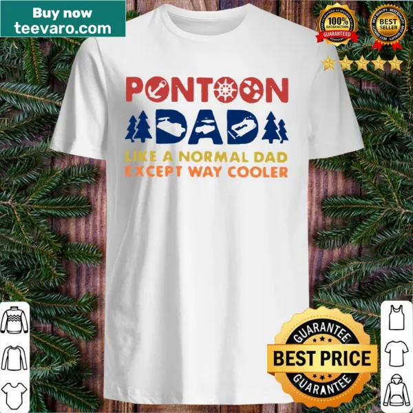 Playful typography T-shirt for boating dads with humor