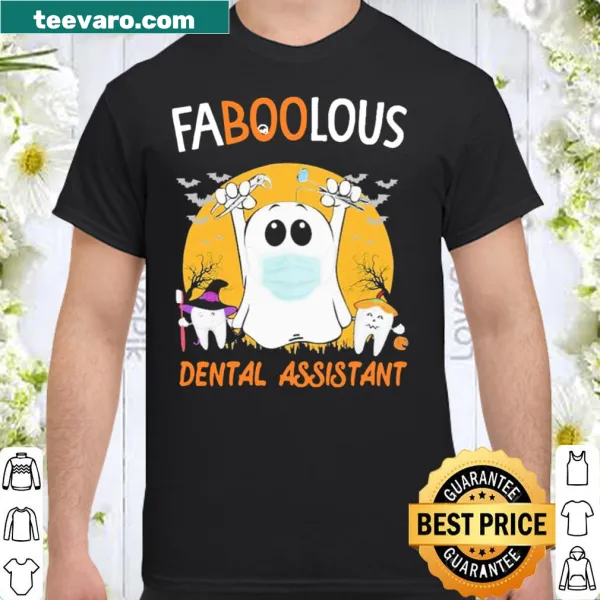 Funny Halloween shirt for dental assistants with playful graphics